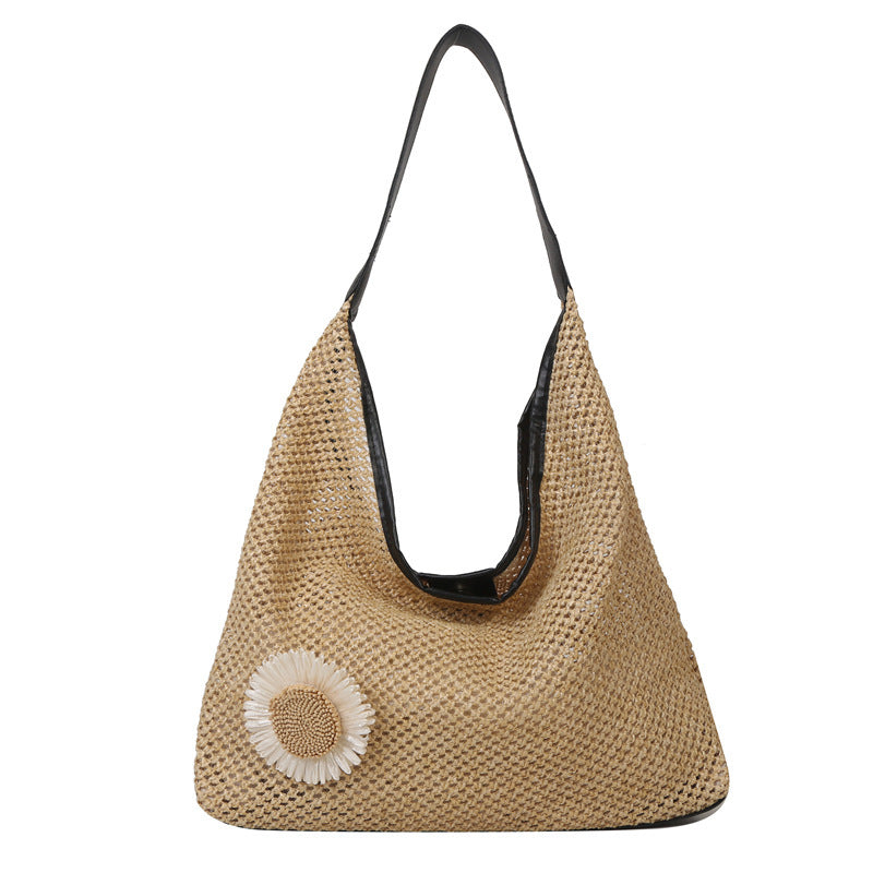 Blossom Straw Tote