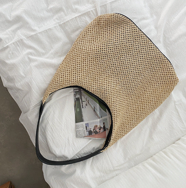 Verona Retro Straw Tote