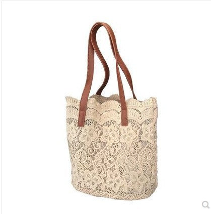 Elysia Lace Bucket Bag