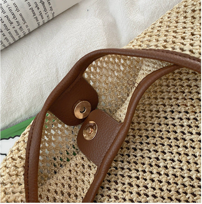 Verona Retro Straw Tote