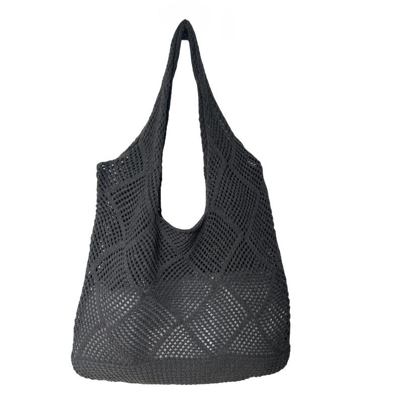 Luna Hollow Weave Shoulder Bag