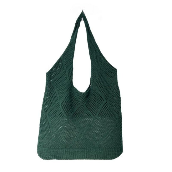 Luna Hollow Weave Shoulder Bag