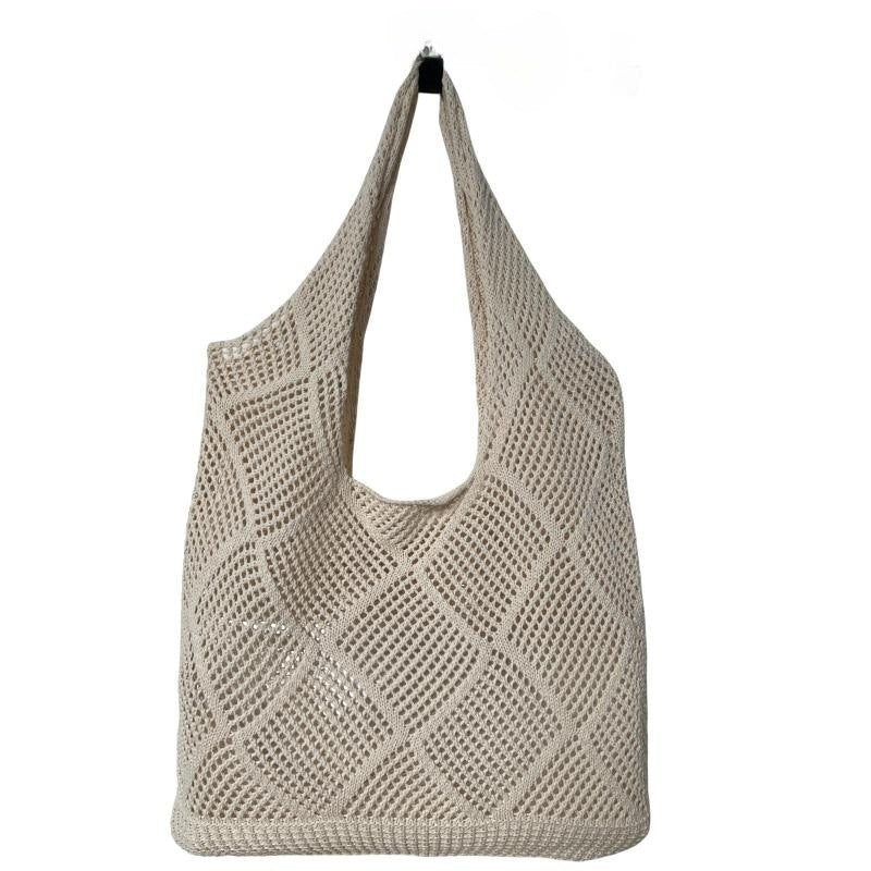 Luna Hollow Weave Shoulder Bag