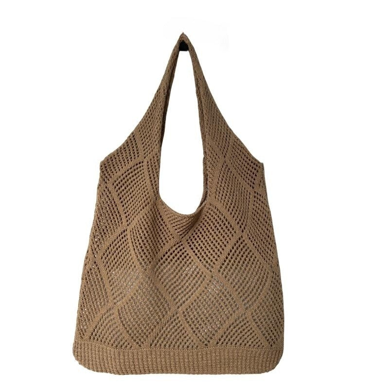 Luna Hollow Weave Shoulder Bag
